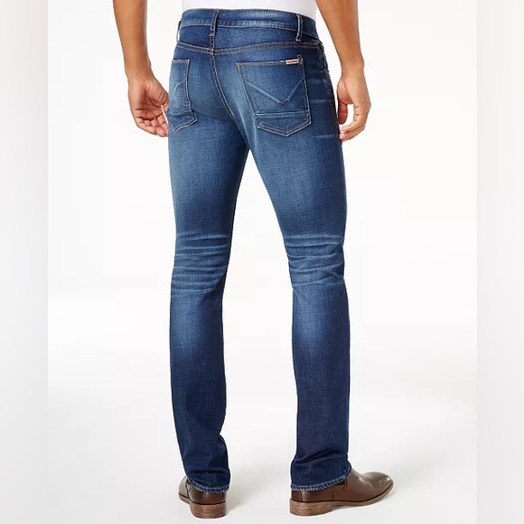 Hudson Byron Five Pocket Straight Dark Wash Jean Mens 29 x 34 - Picture 3 of 12